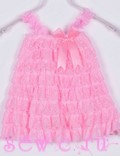Платье и повязка (комплект) цв. Розовый, 6-24 мес.